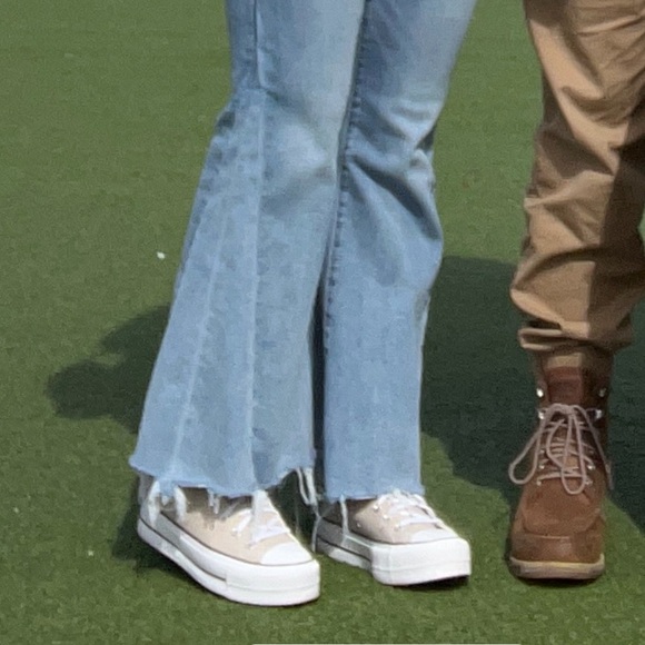 CONVERSE ALL STAR LIFT PLATFORM CANVAS, SOLD OUT PAPYRUS COLOR. WOMENS SIZE 7.5 - Picture 9 of 9